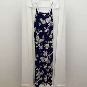 Floral Navy Maxi Dress